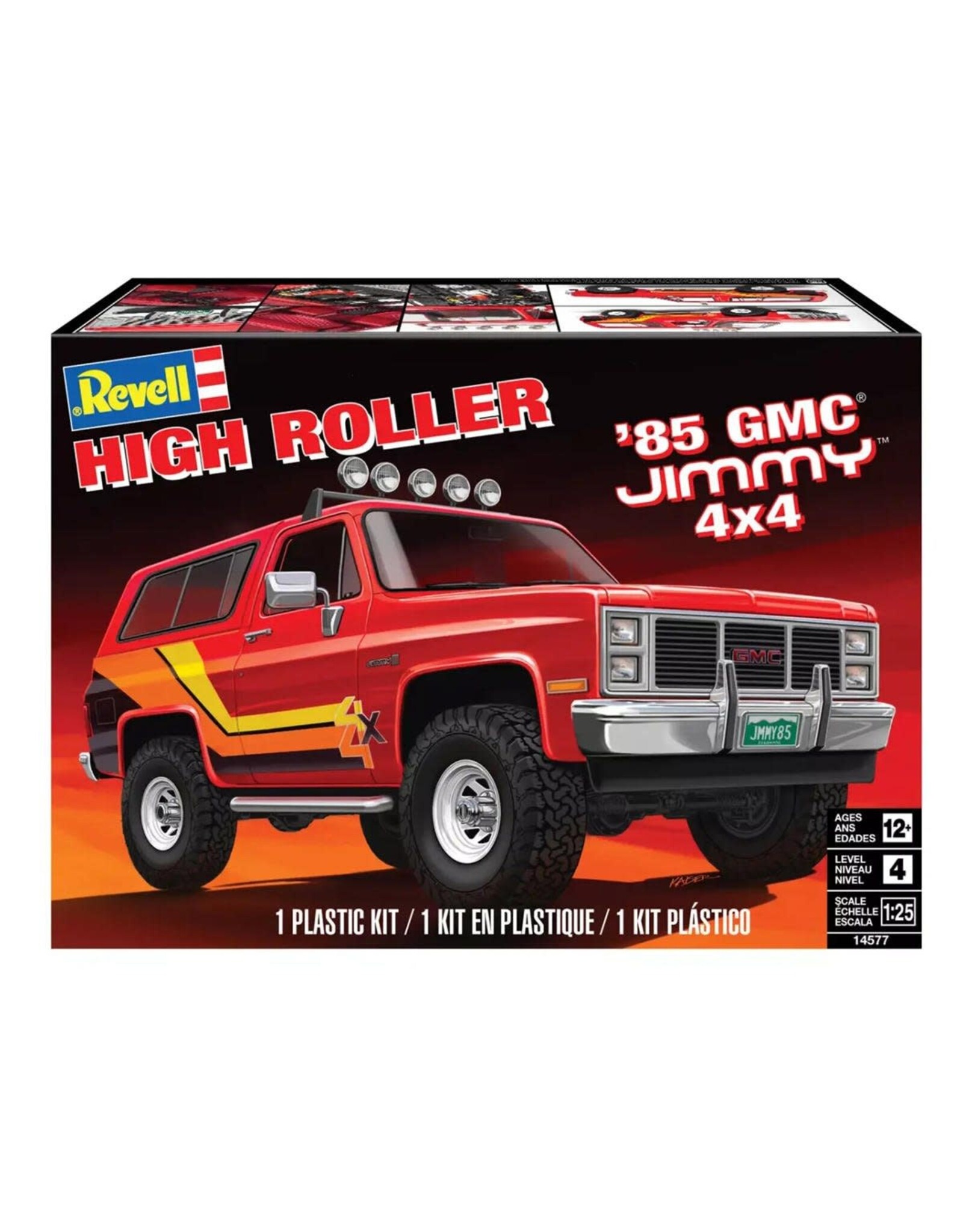 Revell Monogram 1/25 ‘85 GMC Jimmy 4x4 High Roller Model Kit