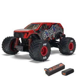 Arrma 1/16 GORGON GROM Brushed 4x4 RTR (B&C Incl) Red
