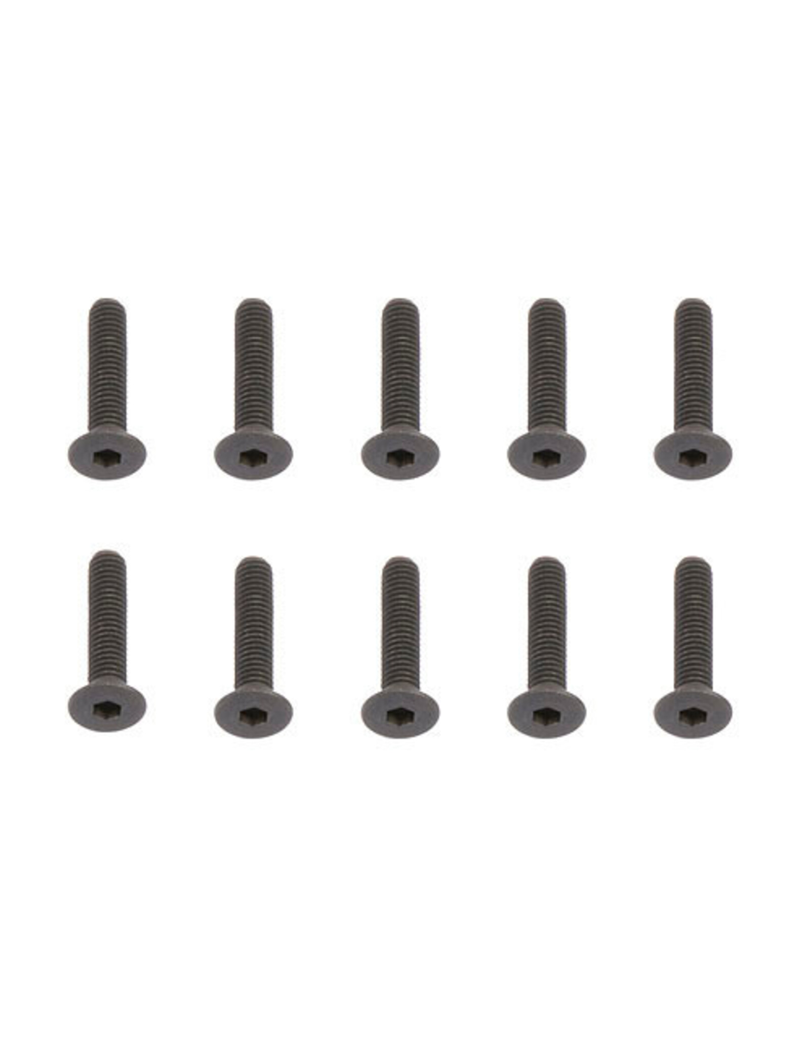 Team Associated Flat Head Cap Screw M3x14mm (10)