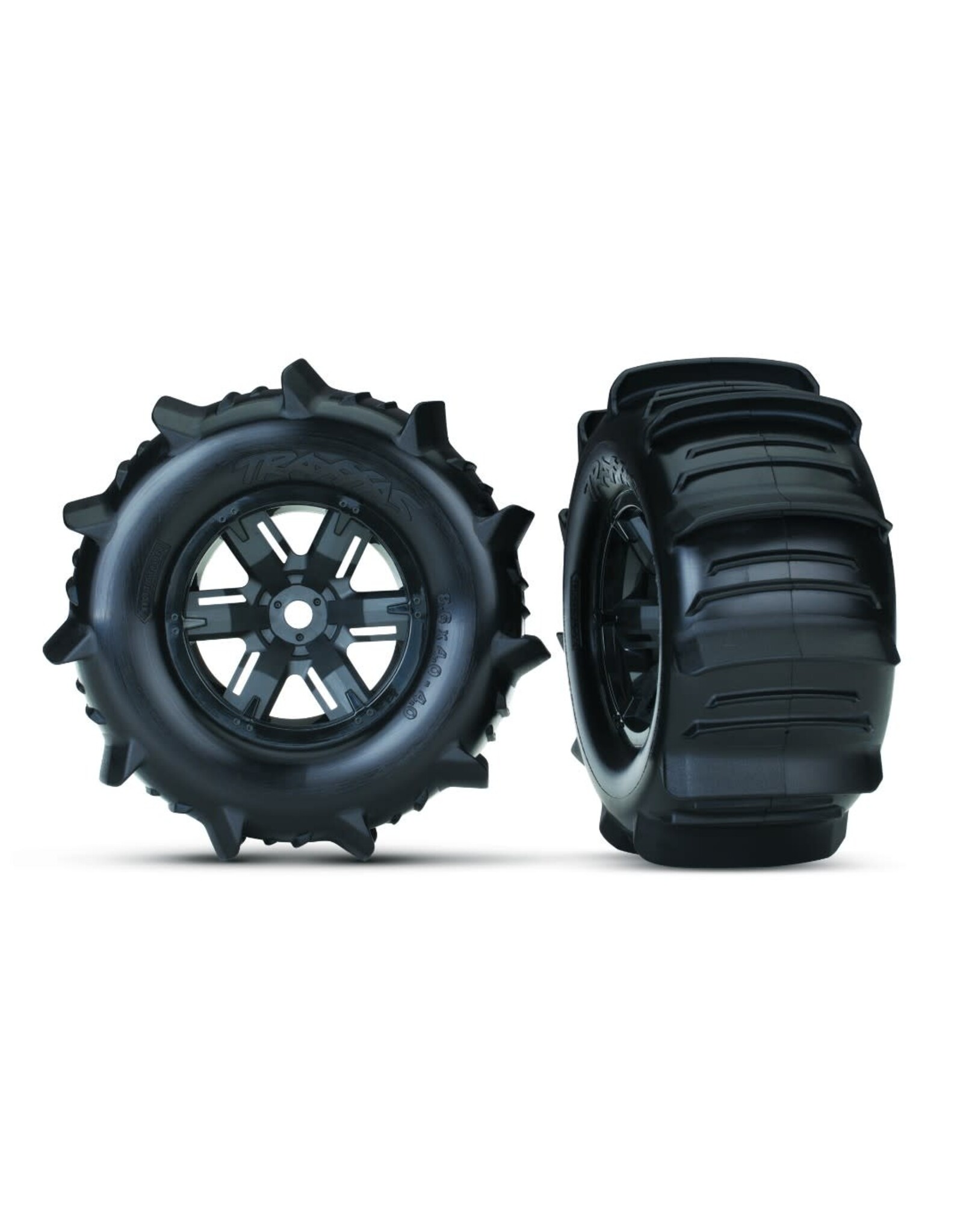 Traxxas Tires & Wheels, Assembled, Glued X-Maxx Left & Right