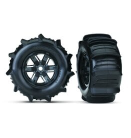 Traxxas Tires & Wheels, Assembled, Glued X-Maxx Left & Right