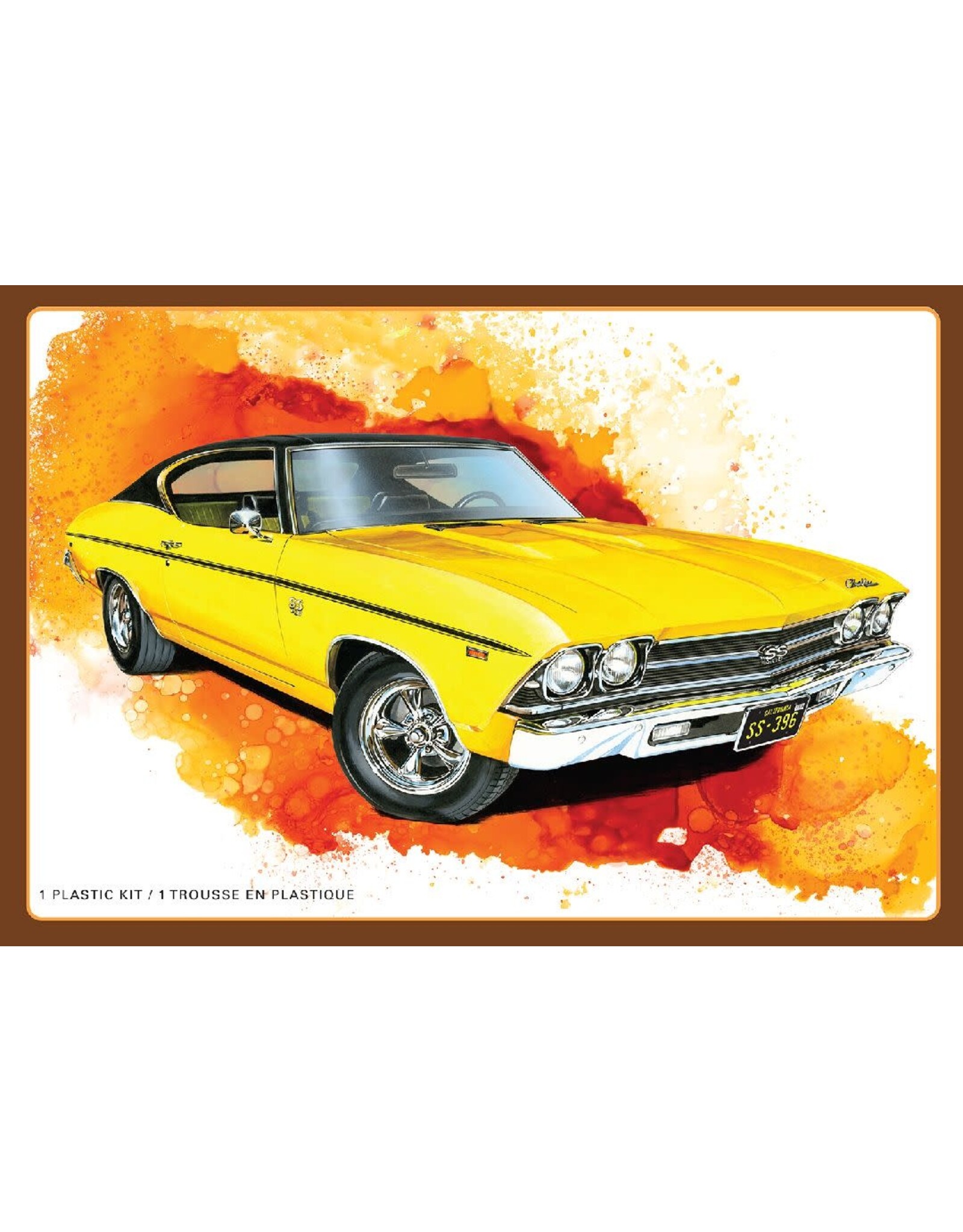 AMT 1/25 1969 Chevy Chevelle SS 396 Hardtop Model Kit (Level 2)