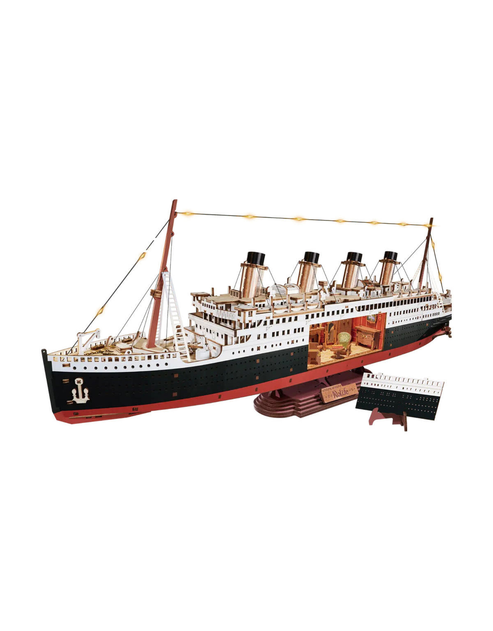 Robotime 1912 Eternal Atlantic Voyager (Titanic) 3D Wooden Puzzle