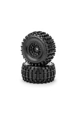 JConcepts Magma Pre-Mounted Tires for Traxxas® Mini XRT™ (2) (Yellow)