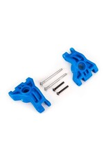 Traxxas Carriers, stub axle, rear, extreme heavy duty, blue