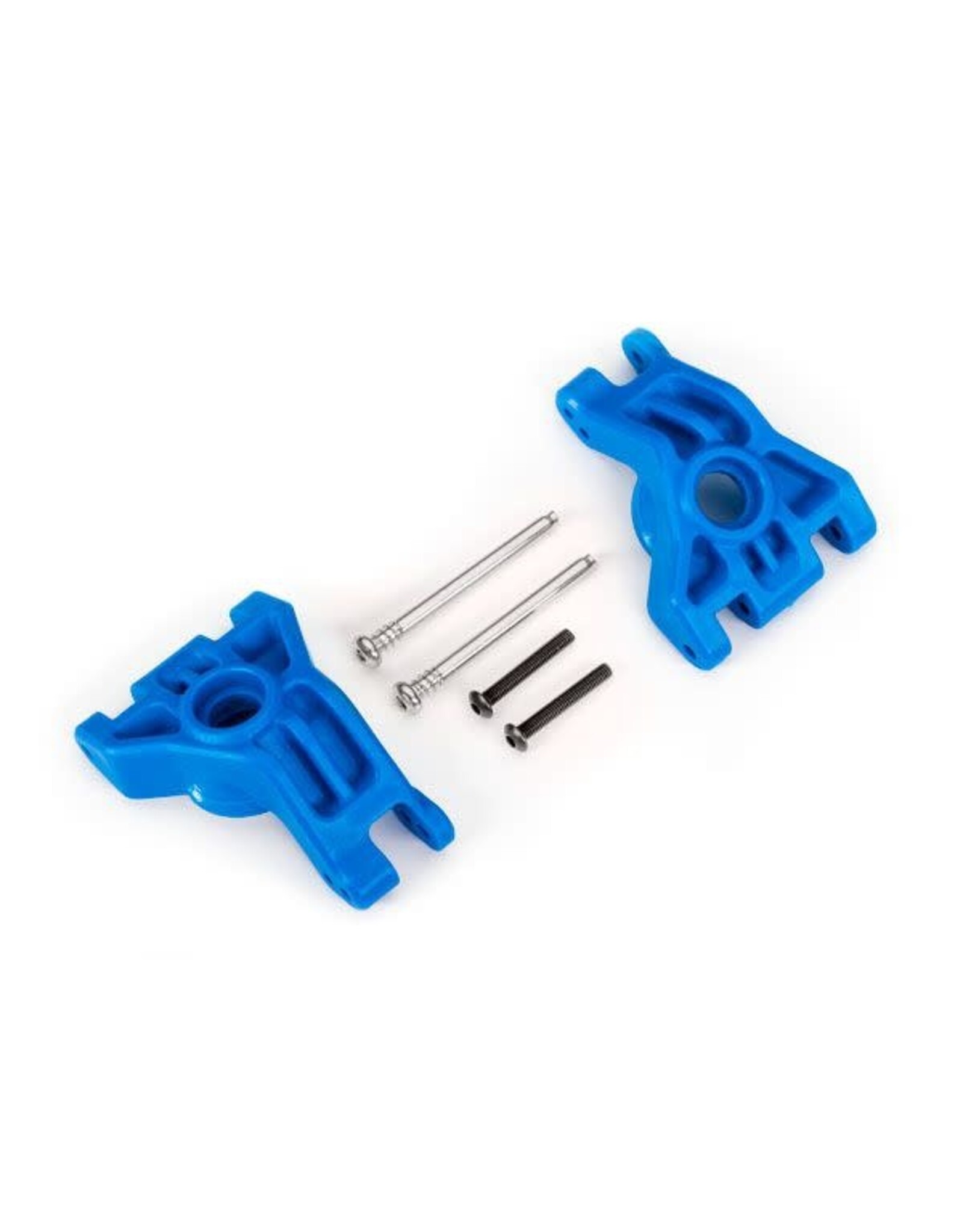 Traxxas Carriers, stub axle, rear, extreme heavy duty, blue