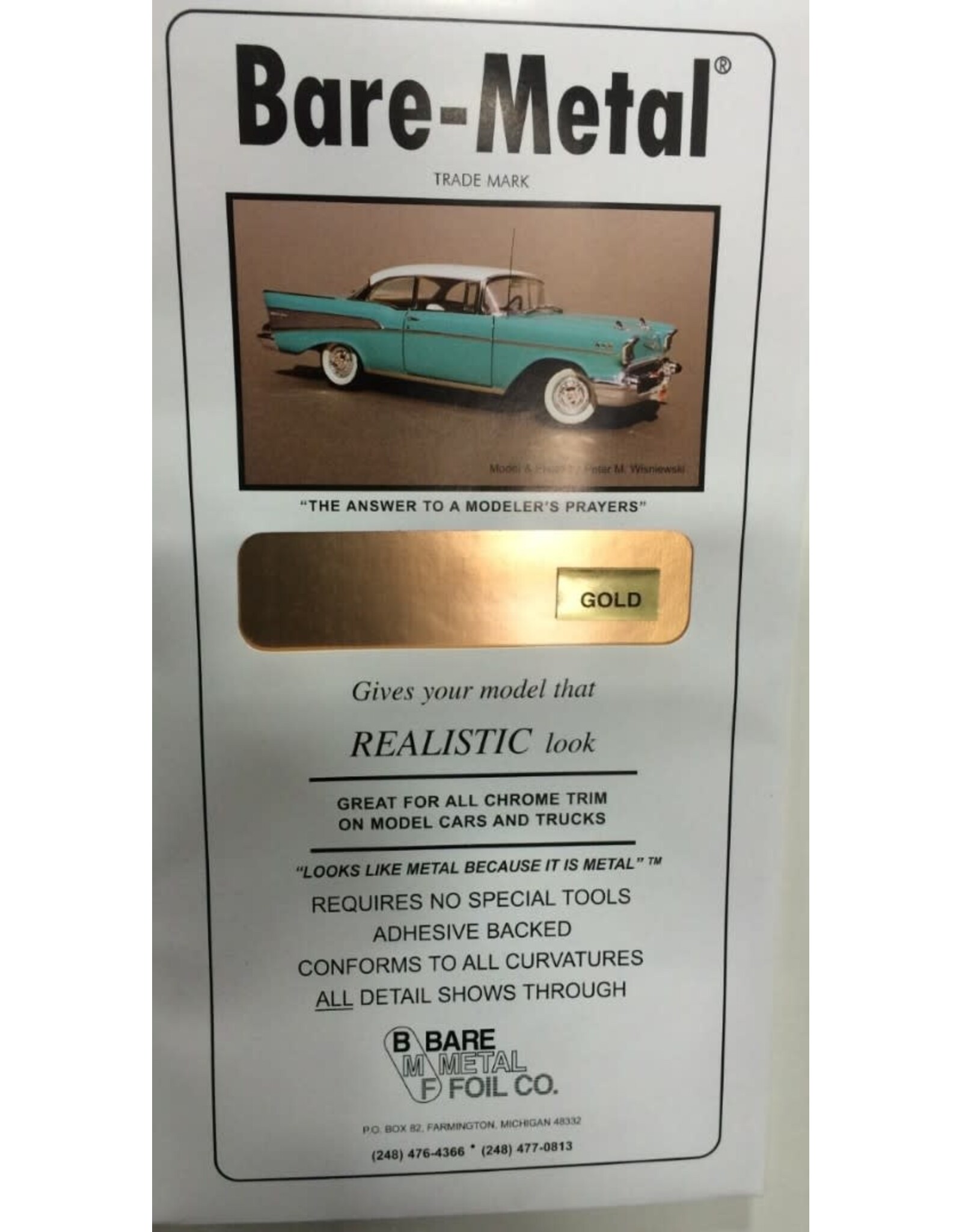 Bare-Metal Gold Foil