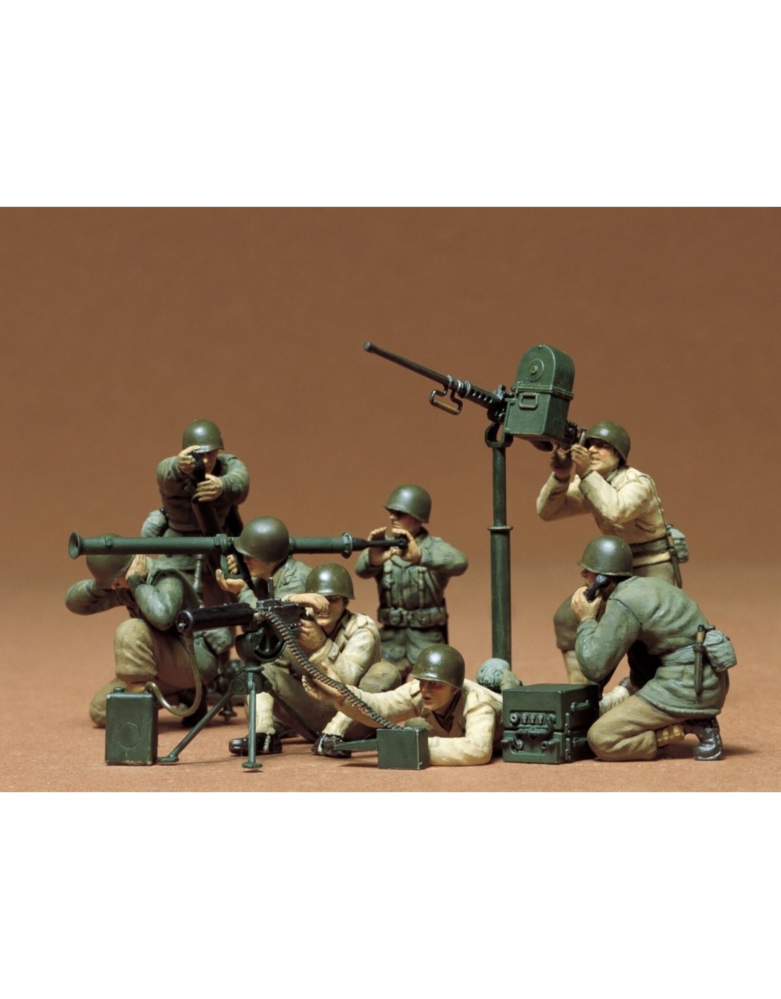 Tamiya 1/35 U.S. Gun & Mortar Team Figure Set (8)