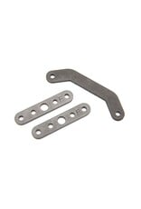 Traxxas Bulkhead tie bar, front, upper (1)/ lower (2) (steel)