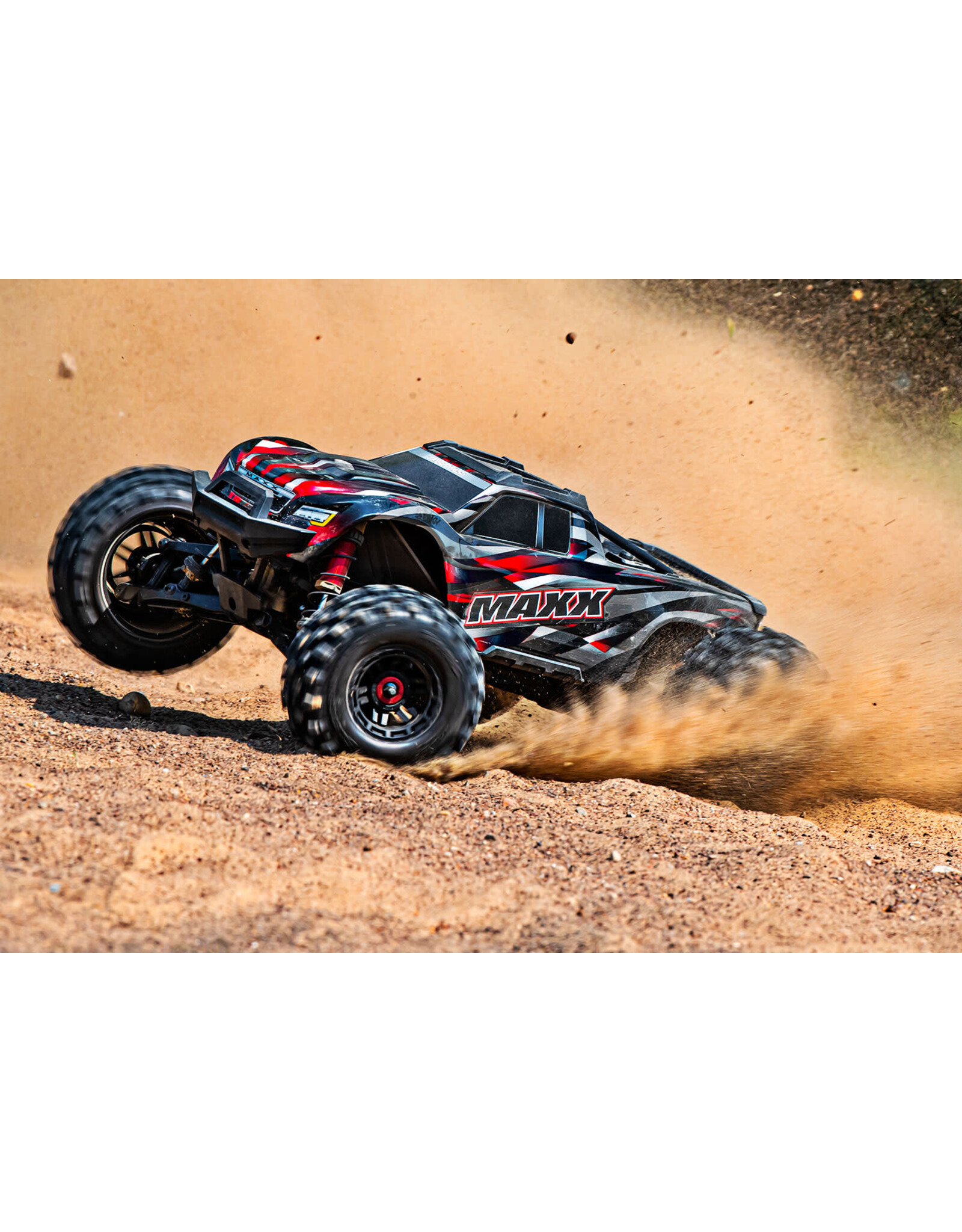 Traxxas Maxx 4S V2 Brushless Monster Truck w/WideMaxx - Red