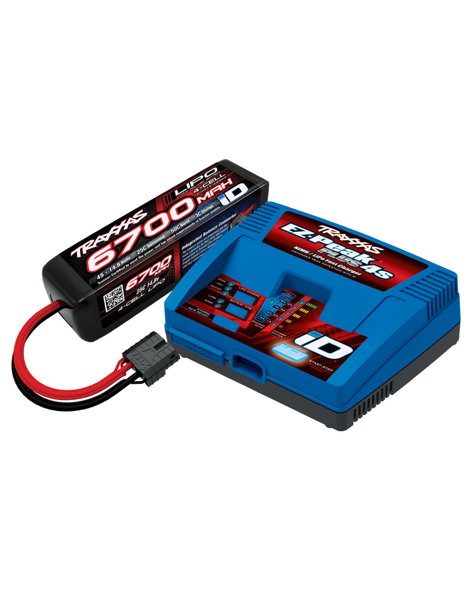 Traxxas EZ-Peak Plus 4S Completer Pack 6700mAh LiPo's