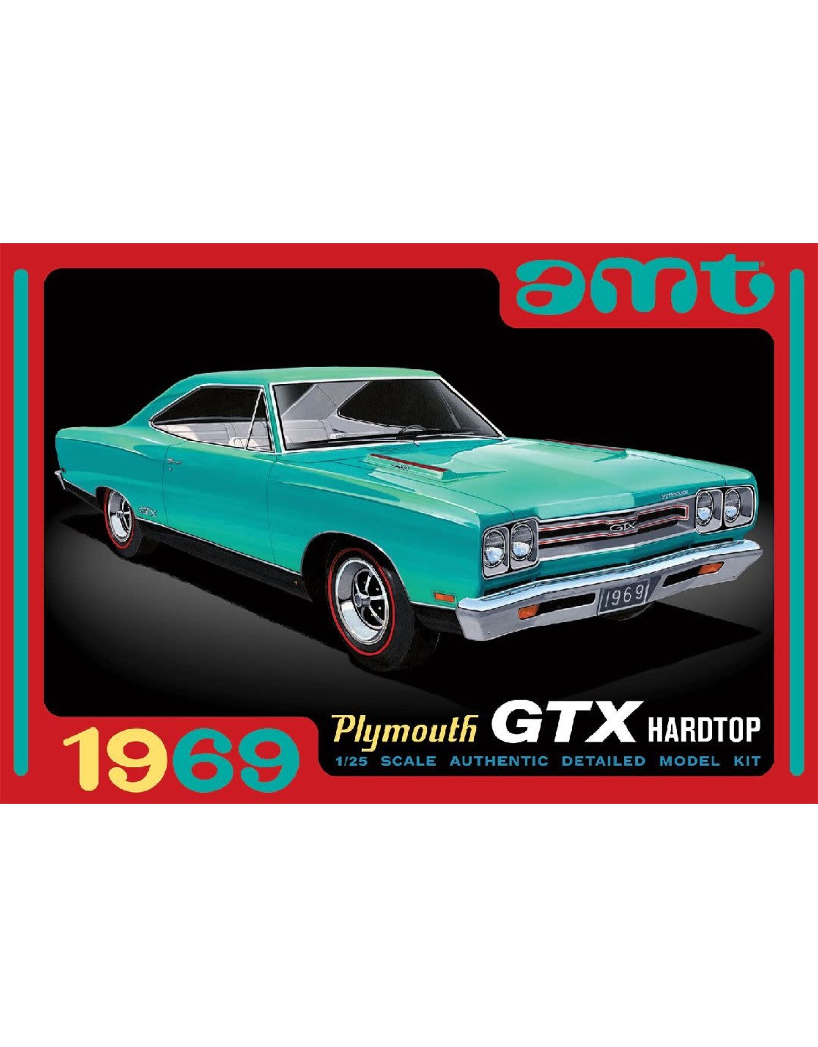 AMT 1/25 1969 Plymouth GTX Hardtop Model Kit (Level 2)