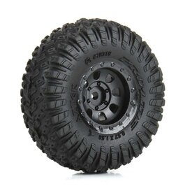 Pro-Line 1/30 Aztek Front/Rear Mounted Black Clobber (4)