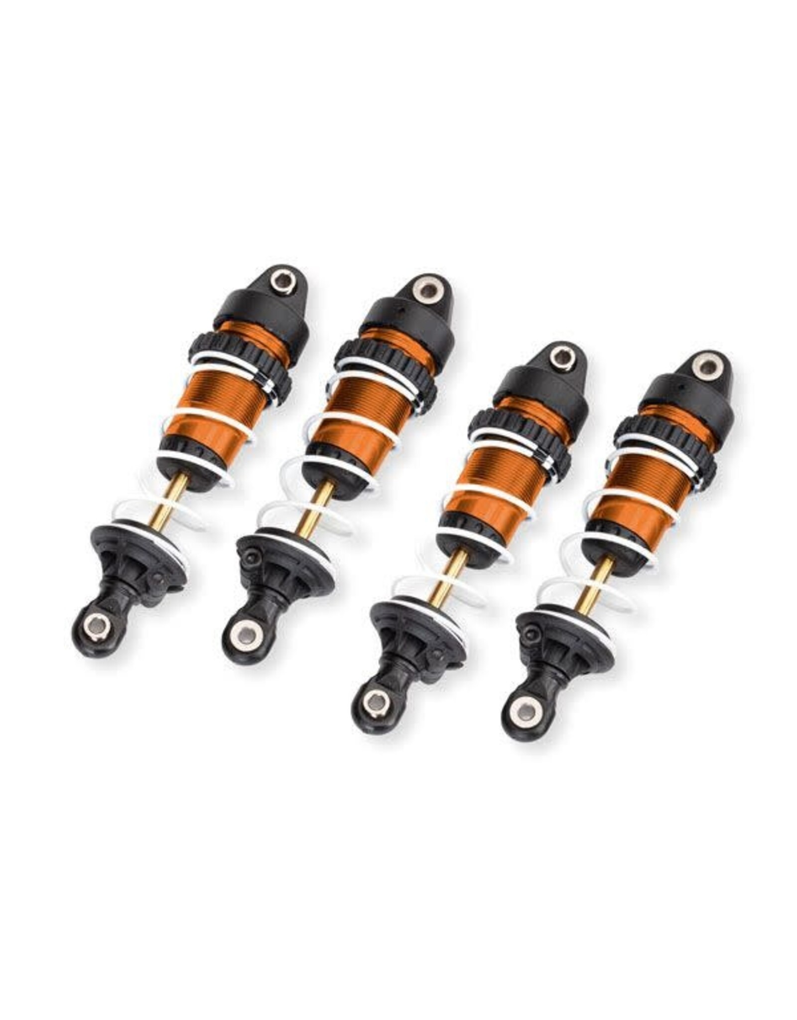 Traxxas Shocks, GTR long, orange (assembled with springs) (4)