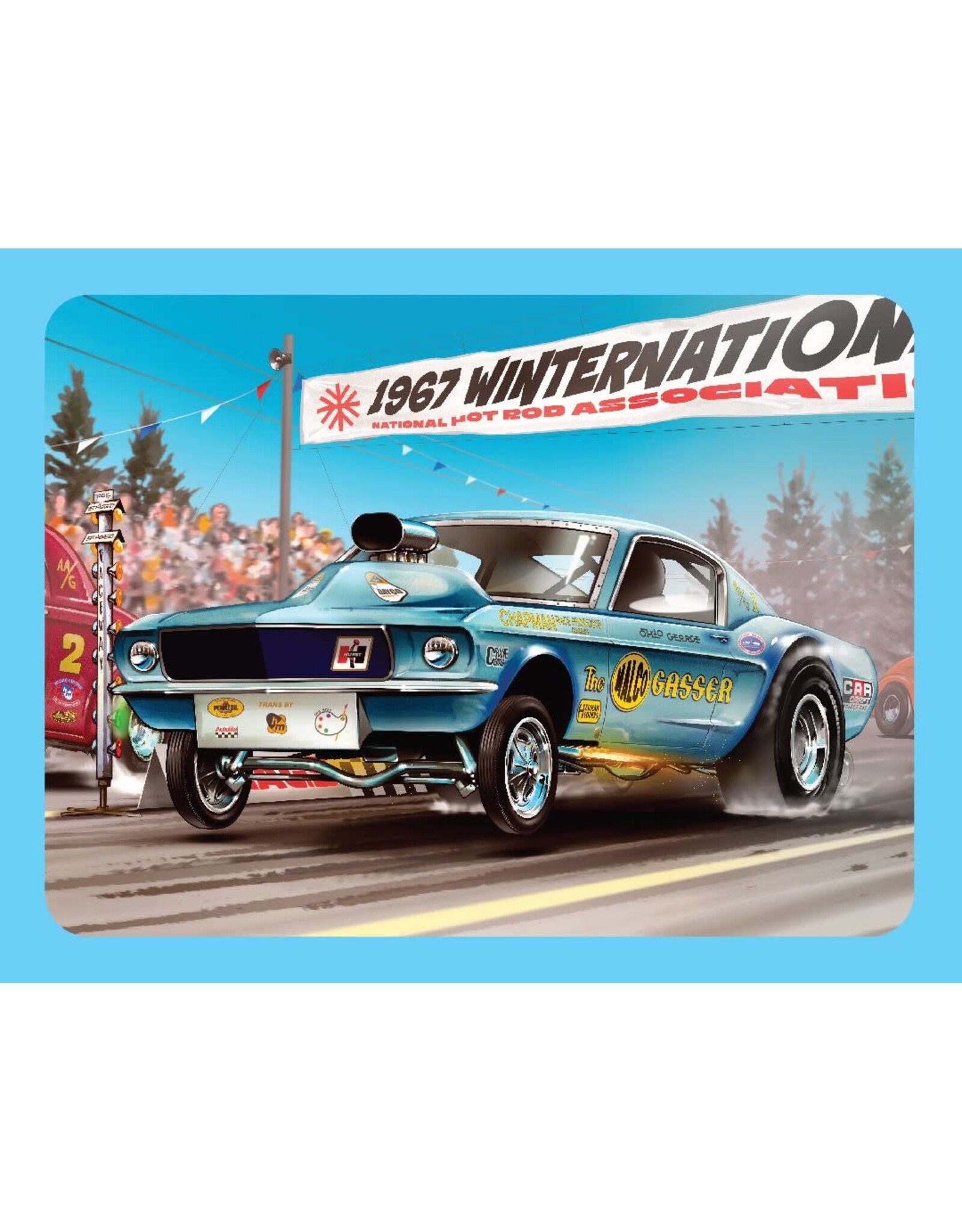 MPC 1/25 George Malco Gasser Mustang (Collectors Tin)