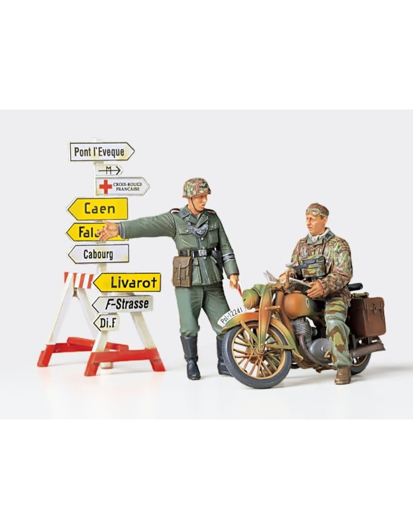 Tamiya German Motorcycle Orderly Set