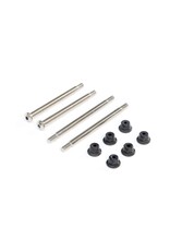 Team Losi Racing Outer Hinge Pins, 3.5mm, Electro Nickel (2): 8X