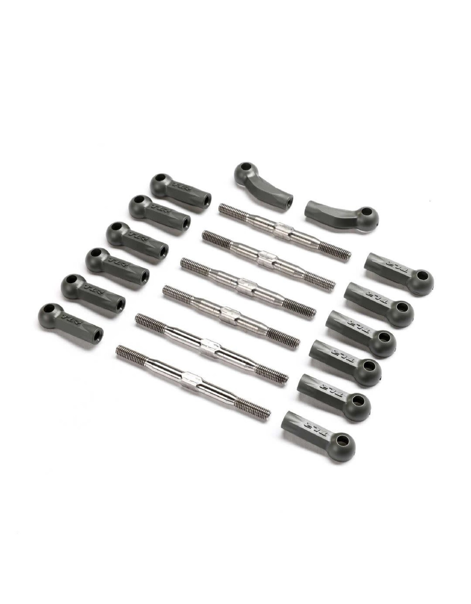 Team Losi Racing HD Turnbuckle Kit, Titanium: 22X