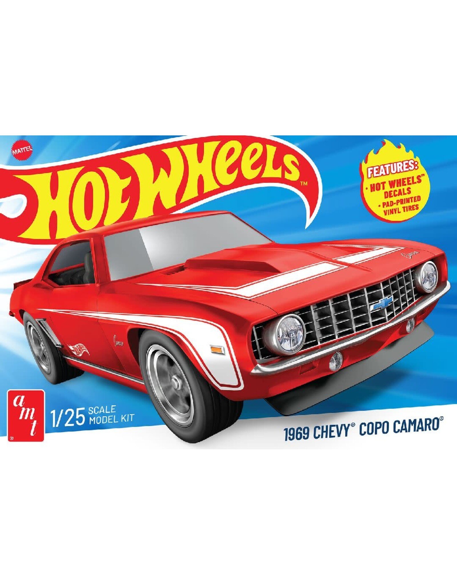 AMT 1/25 1969 Chevy Camaro COPO Hot Wheels (Level 2)