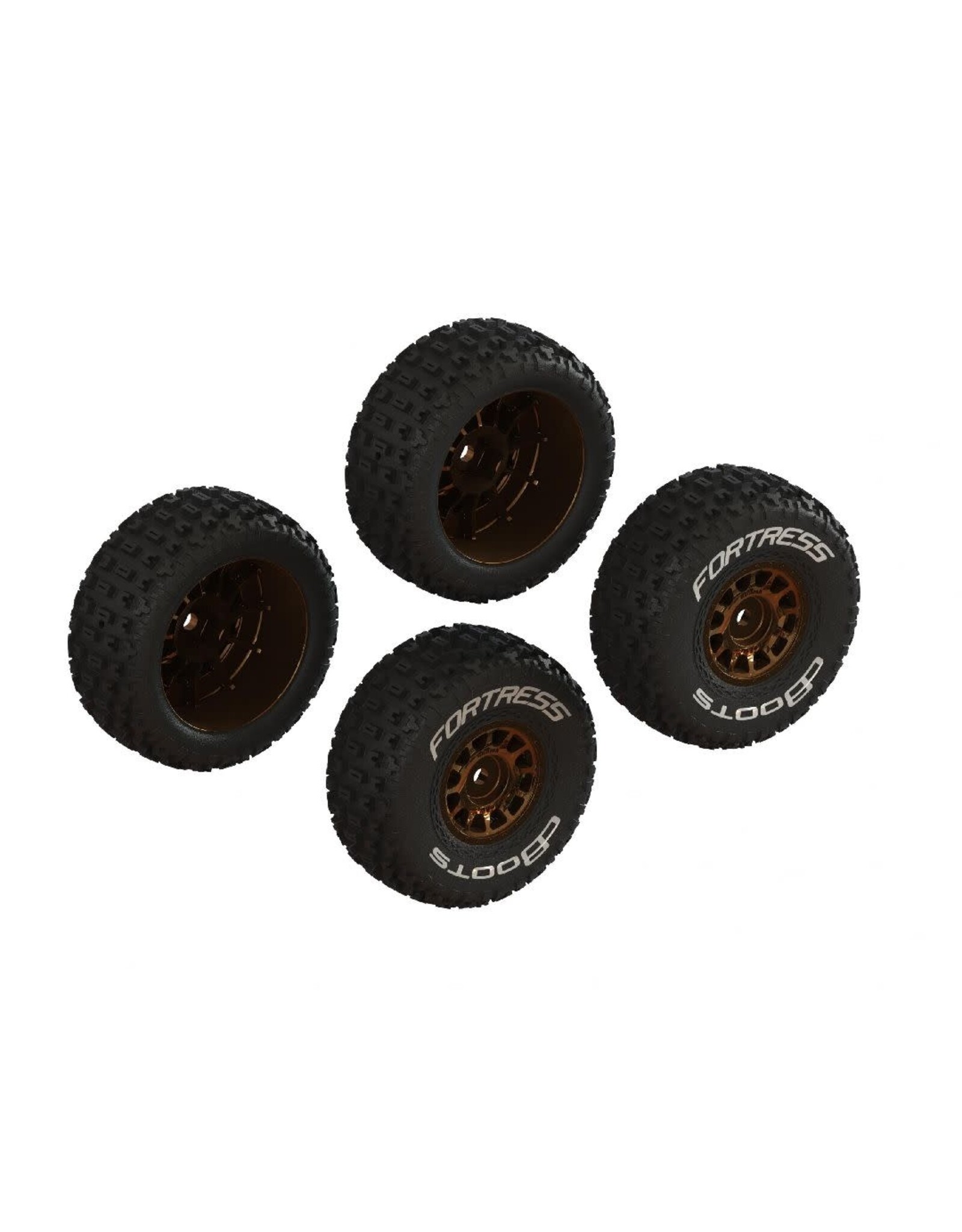 Arrma dBoots 'FORTRESS' Tireon 12 Spoke Bronze Wheels (4)