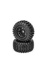 JConcepts Magma Pre-Mout Monster Truck Tires (Black) (2) w/17mm Hex