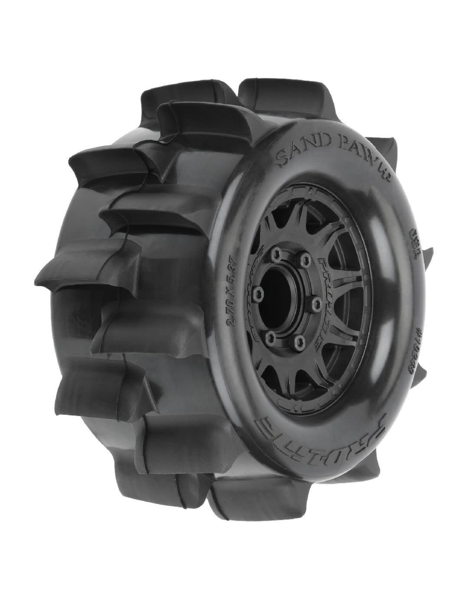 Pro-Line Sand Paw BELTED 2.8" Tires on Rem Hex Wheels (2)