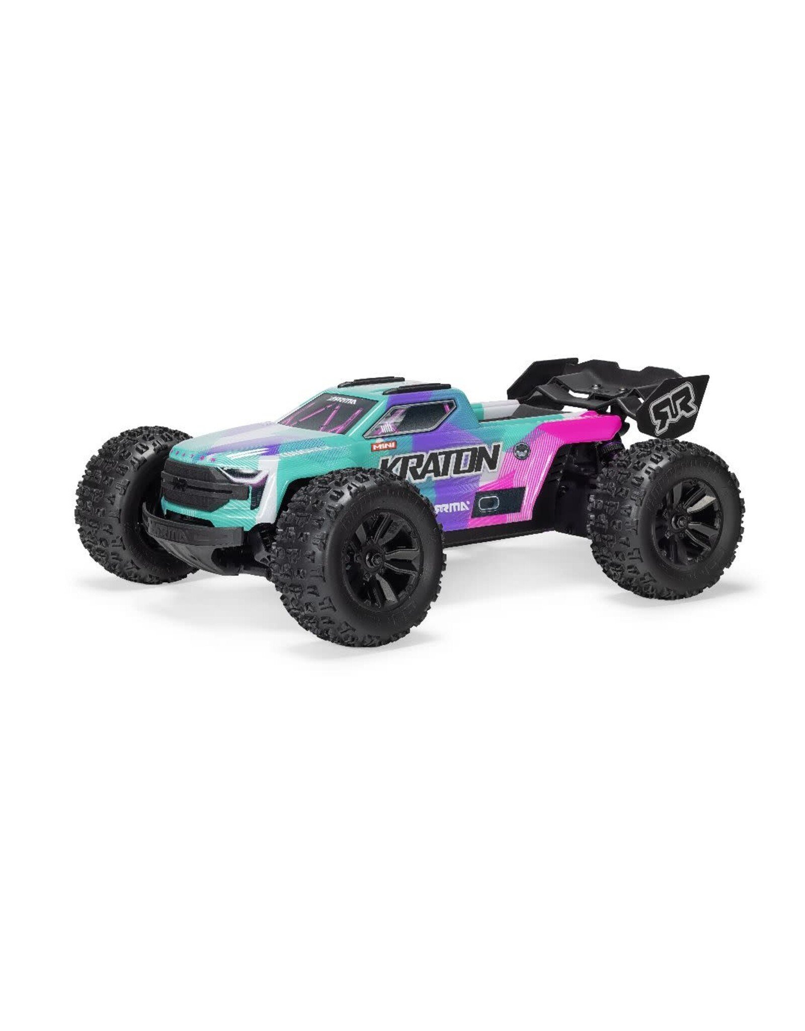 Arrma 1/16 Mini KRATON 223S Brushless DSC 4x4 RTR - Teal/Pink