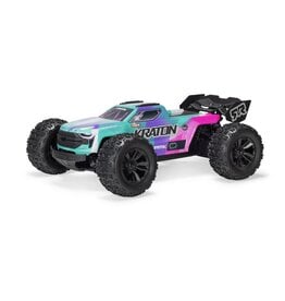 Arrma 1/16 Mini KRATON 223S Brushless DSC 4x4 RTR - Teal/Pink
