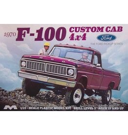 Moebius 1/25 1970 Ford F-100 Custom Cab 4x4 Model Kit