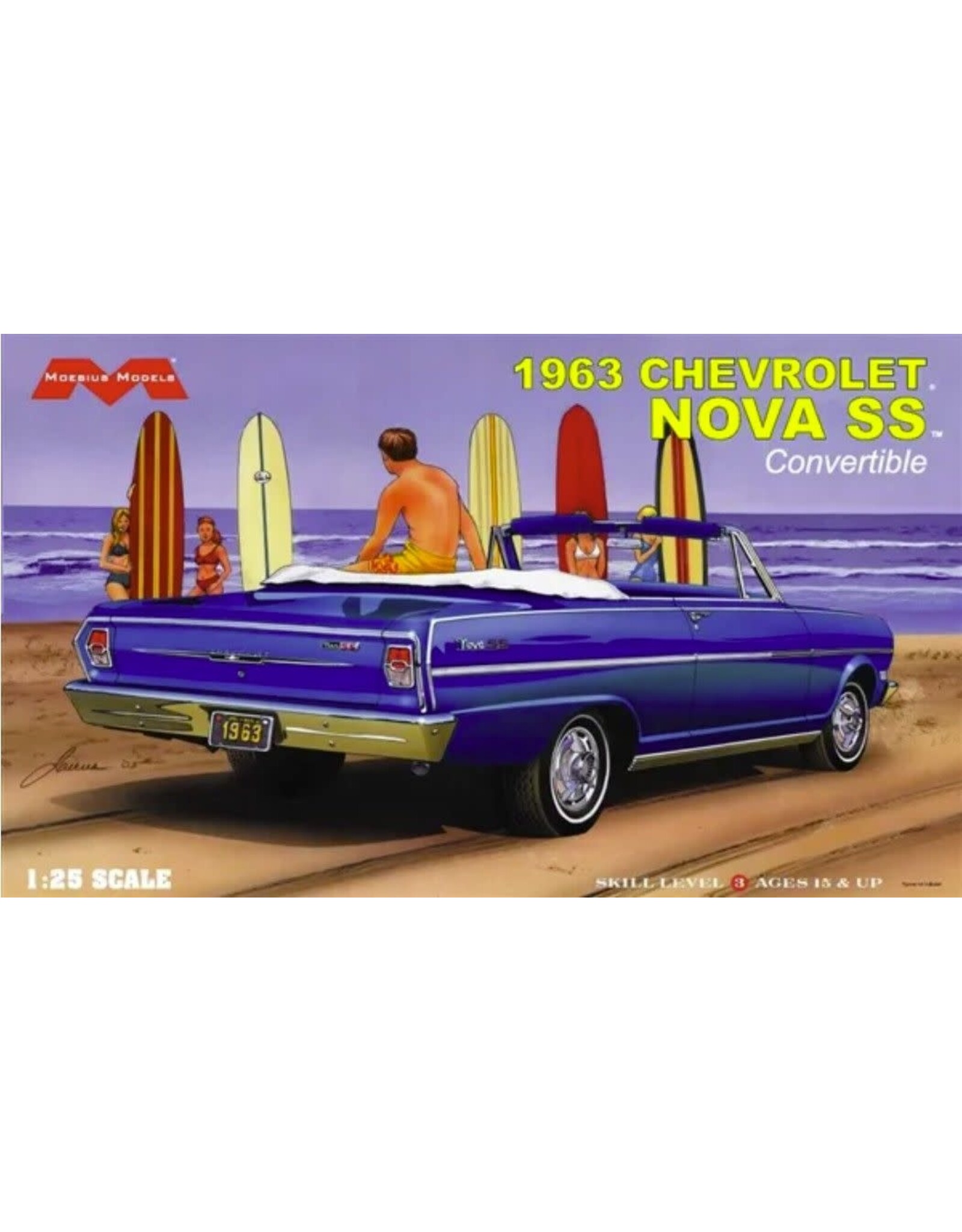 Moebius 1/25 1963 Chevy Nova SS Convertible