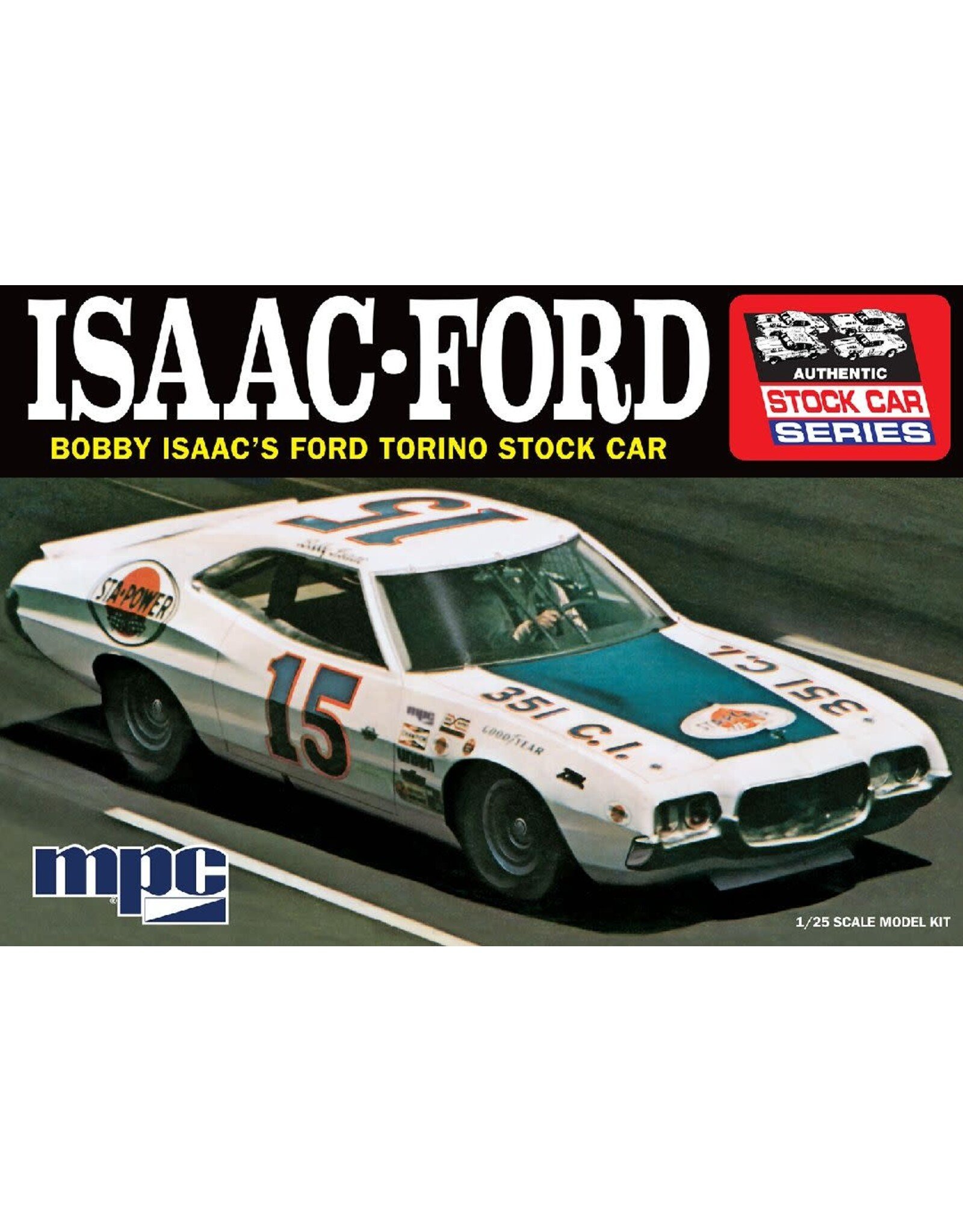MPC 1/25 'Bobby Issac 1972 Ford Torino Stock Car Kit (Level 2)