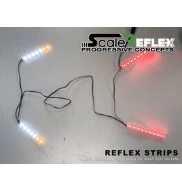 Scale Reflex Strip - LEDs for Lexan Light Bucket Kit (Wht, Amb, Red)