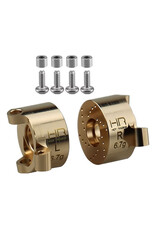 Hot Racing Brass Front Steering Block, SCX30