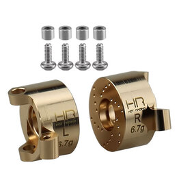 Hot Racing Brass Front Steering Block, SCX30