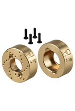 Hot Racing Brass Rear Hub 4.1g, SCX30