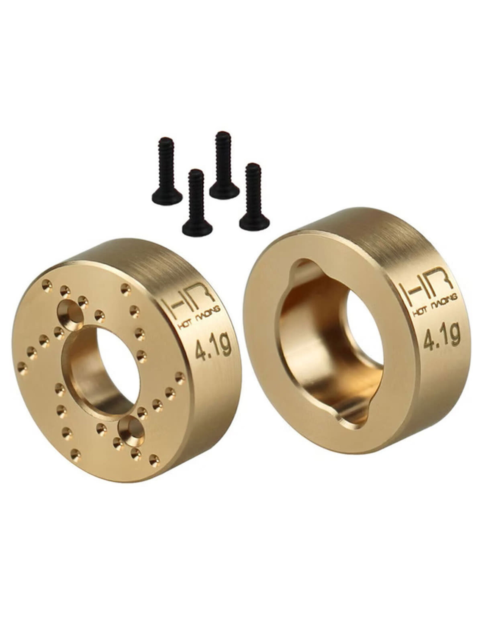 Hot Racing Brass Rear Hub 4.1g, SCX30