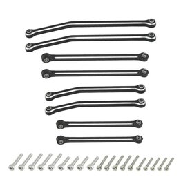 Power Hobby Alu. Chassis Links, Black, Axial SCX30