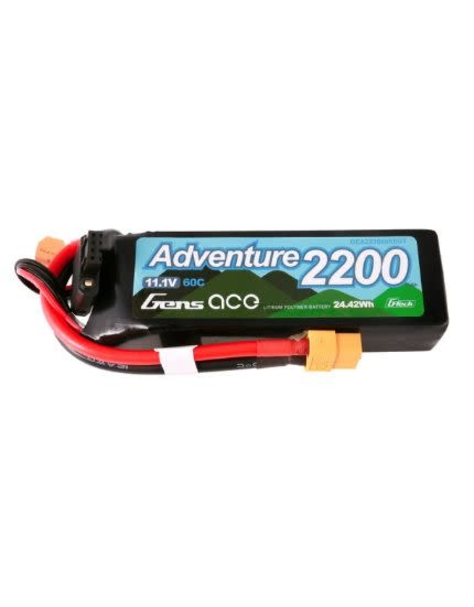 Gens Ace G-Tech 2200mAh 3S 11.1V 60C LiPo XT60 Plug