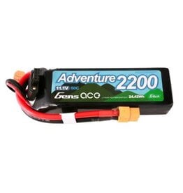 Gens Ace G-Tech 2200mAh 3S 11.1V 60C LiPo XT60 Plug