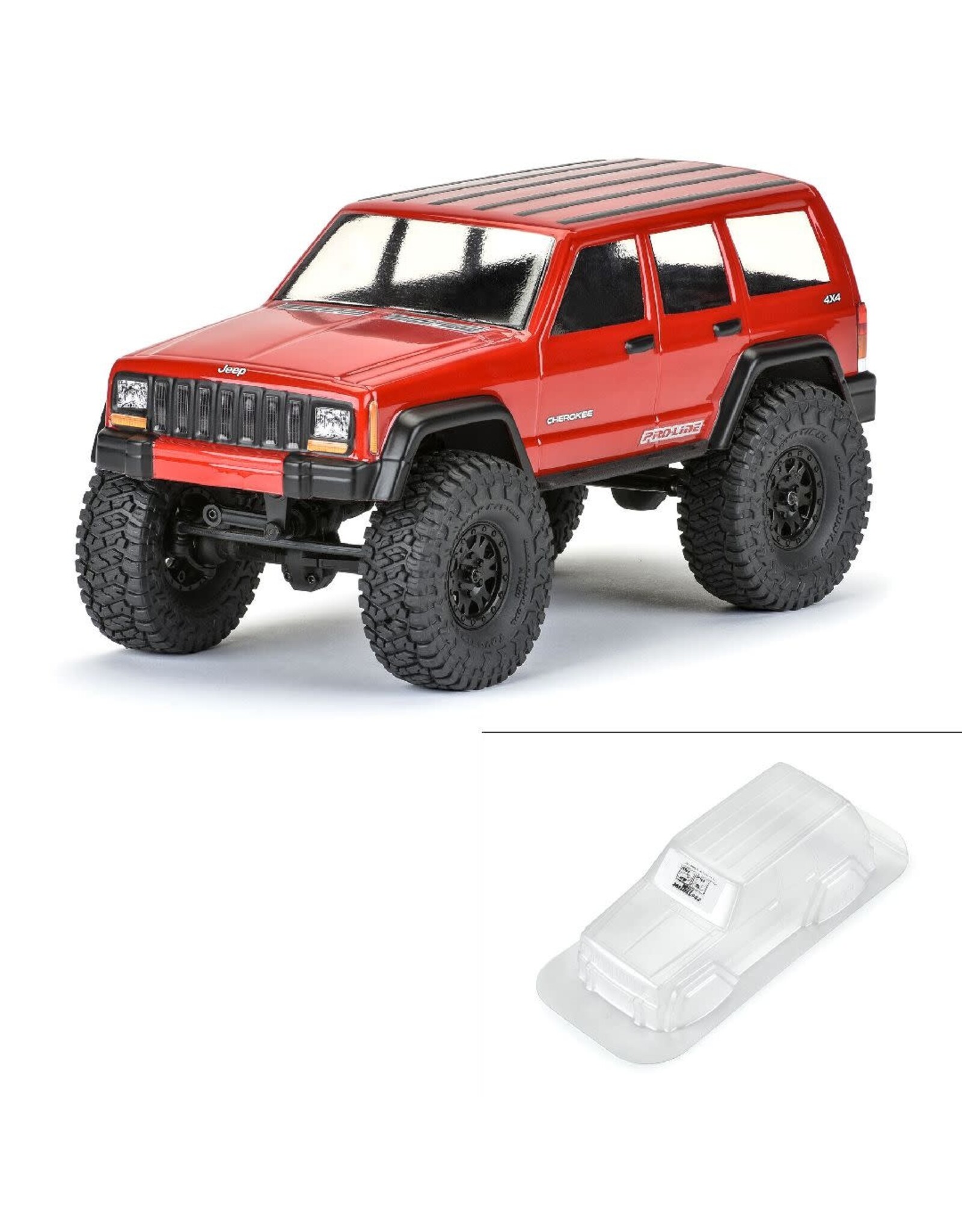 Pro-Line 2001 Jeep Cherokee Clear Body for SCX24