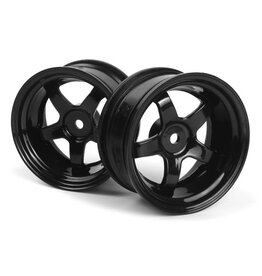 HPI Racing Work Meister S1 Wheel Black 26mm (6mm OS/2pcs)