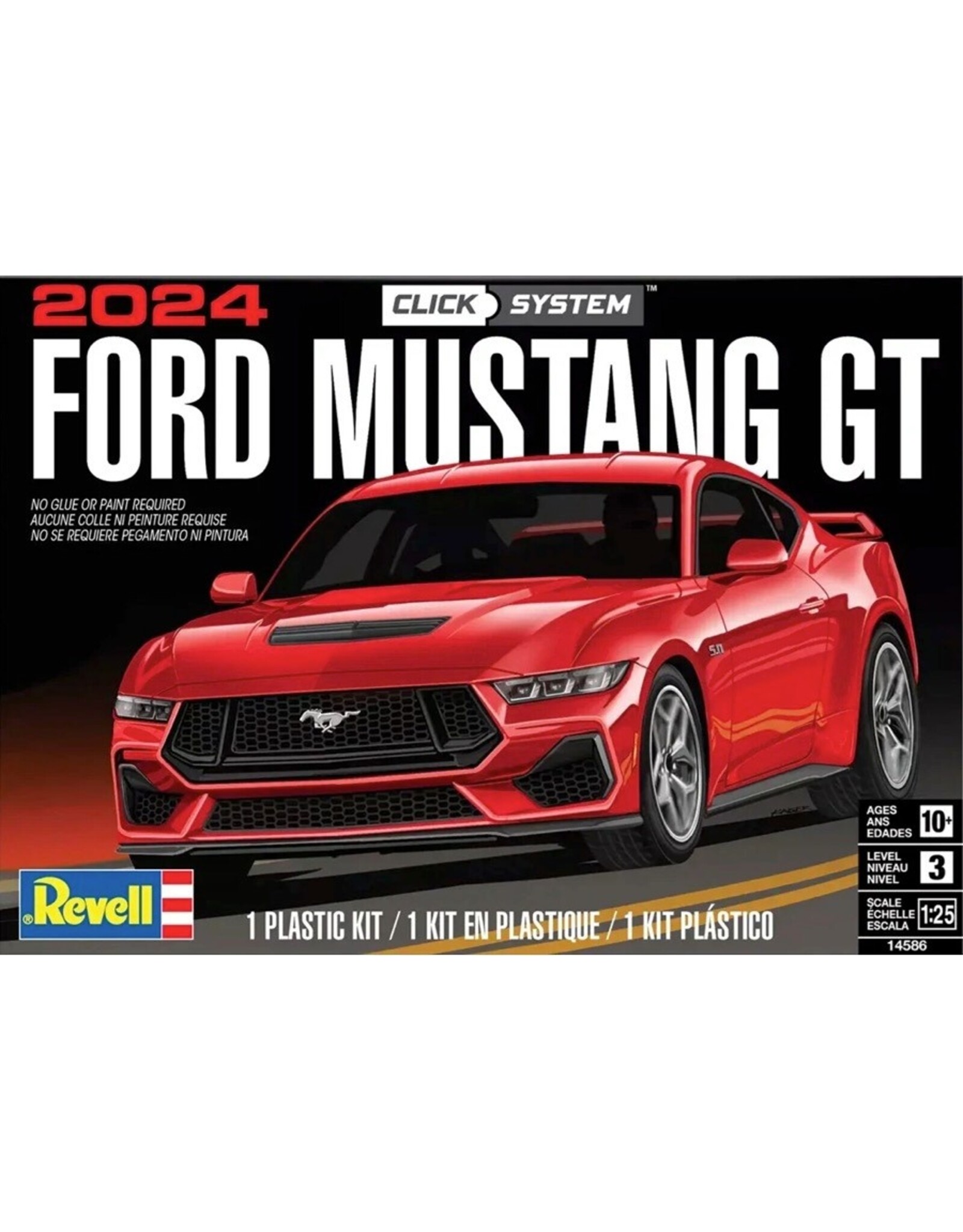 Revell Monogram 1/25 2024 Ford Mustang GT (Click-System)