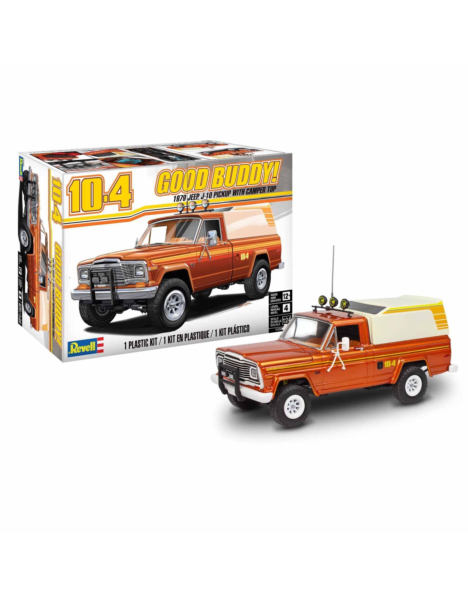 Revell Monogram 1/24 1979 Jeep J-10 Pickup with Camper Top