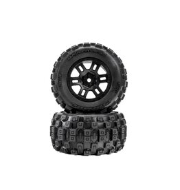 Pro-Line Badlands 2" Tires on Split6 (2) for ARRMA MINI KRATON