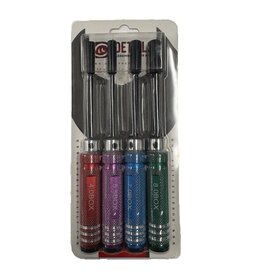 Hobby Details Nut Drivers, Multi Coloured - 4.0, 5.5, 7.0, 8.0