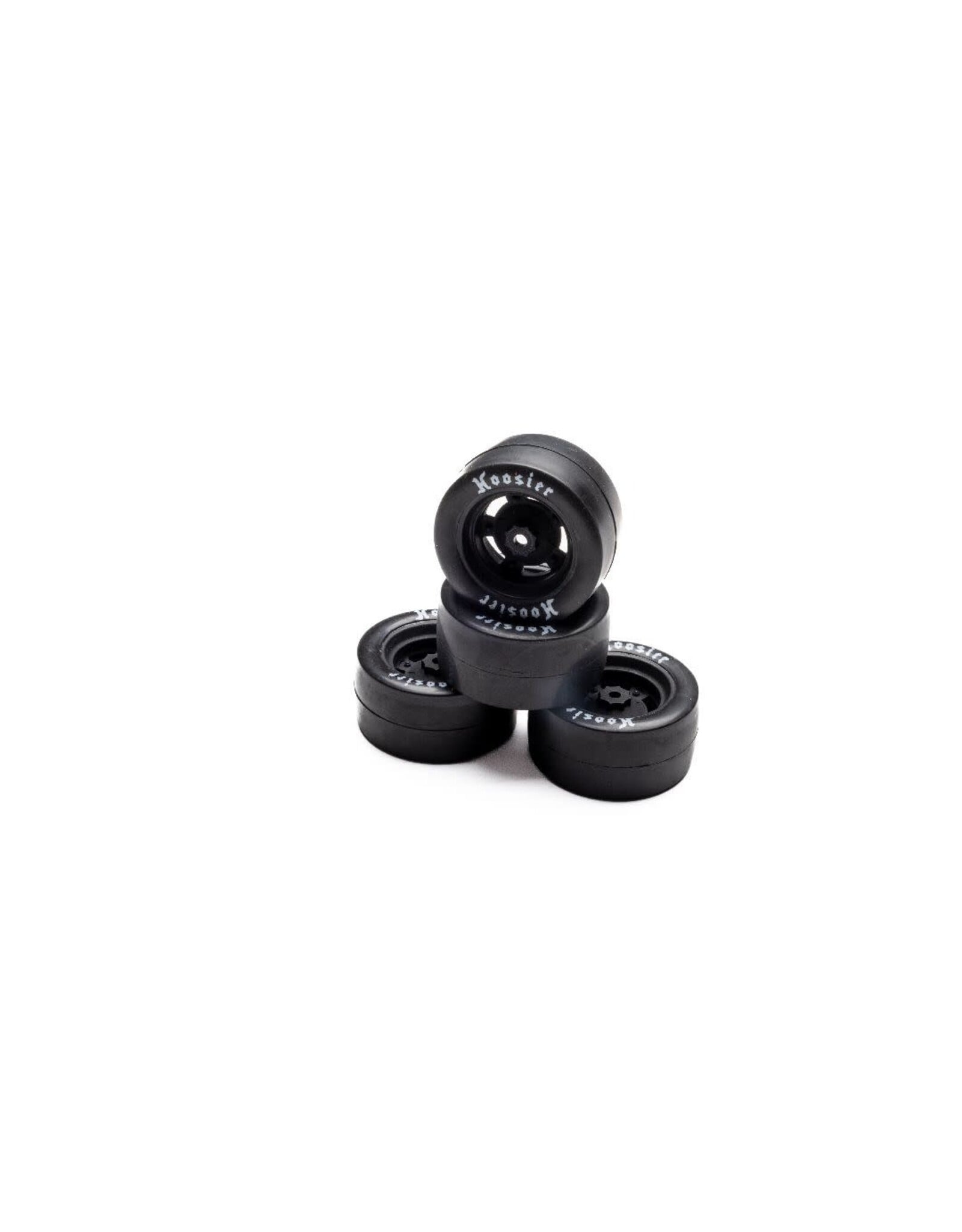Losi Hoosier Mounted Tires, Medium (4): GROM ALM
