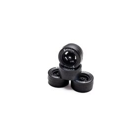 Losi Hoosier Mounted Tires, Medium (4): GROM ALM