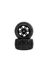 Pro-Line Jaeger MT Tires on Split Six (2) for Mini KRATON