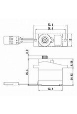 Savox Micro Digital MG Servo w/ Soft Start, .09/30.6 @ 6V
