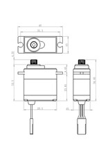 Savox Waterproof Premium Mini Digital Servo w/Soft Start 0.10sec / 111.1oz @ 7.4V